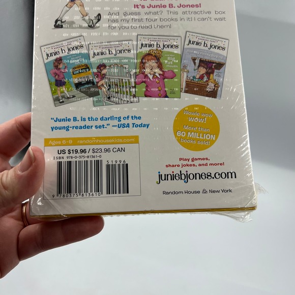 Junie B Jones Books 1-4 NEW Sealed Paperback 2001 First Boxed Set - Picture 6 of 8